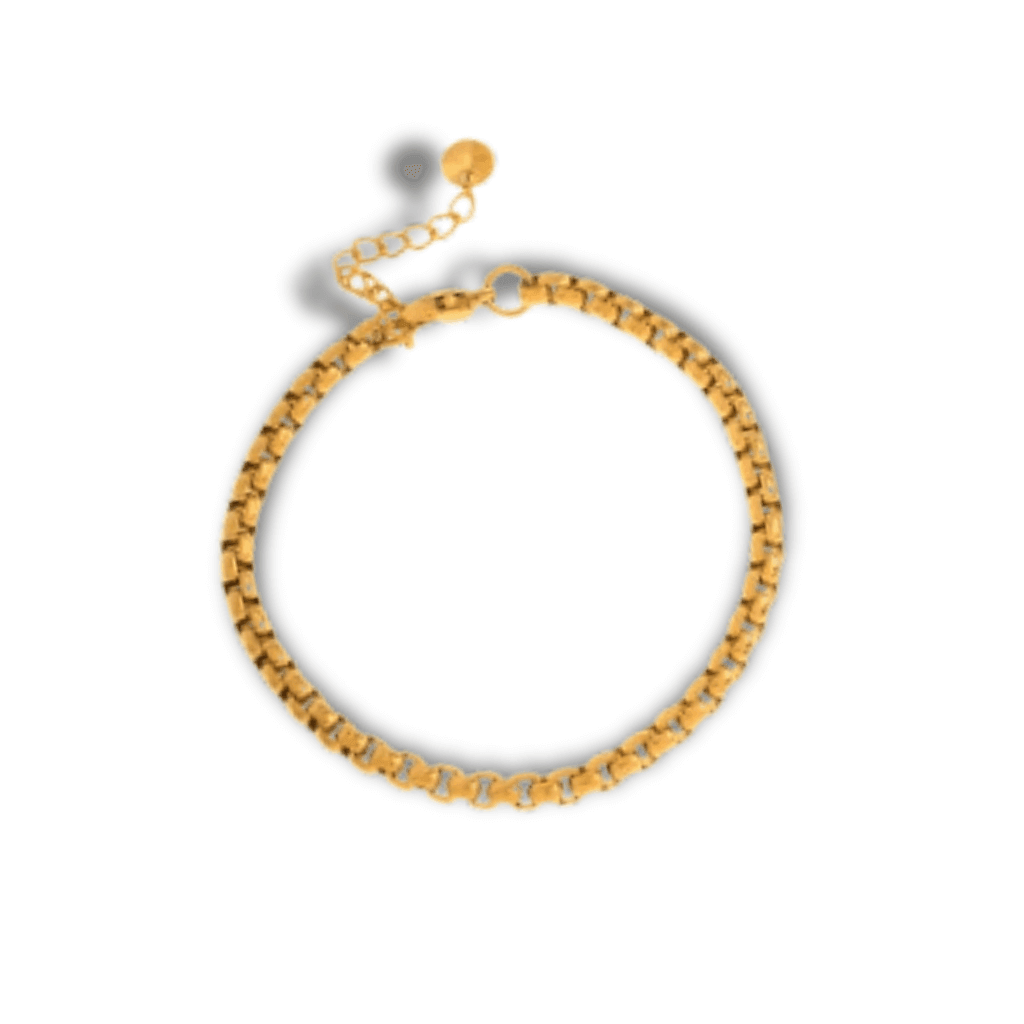 Disfruta del lujo duradero con la Pulsera Inca de hhedderich. Fabricada en acero inoxidable de alta calidad, esta pulsera de cordón grueso dorado no solo es resistente al desgaste, sino también antialérgica y libre de níquel, evitando cualquier tipo de irritación. Añade un toque distinguido a tu atuendo con esta pieza única.