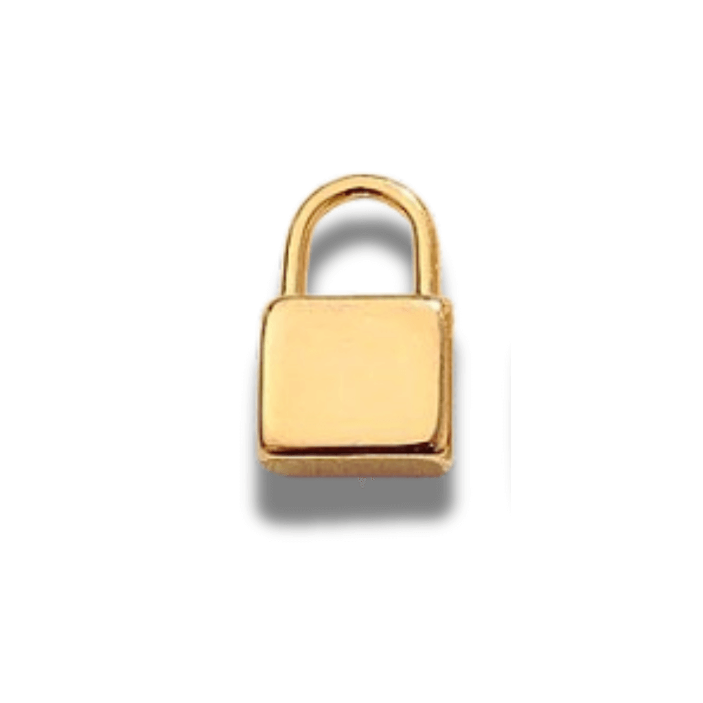 Collar colgante candado lock de acero inoxidable joyería protección