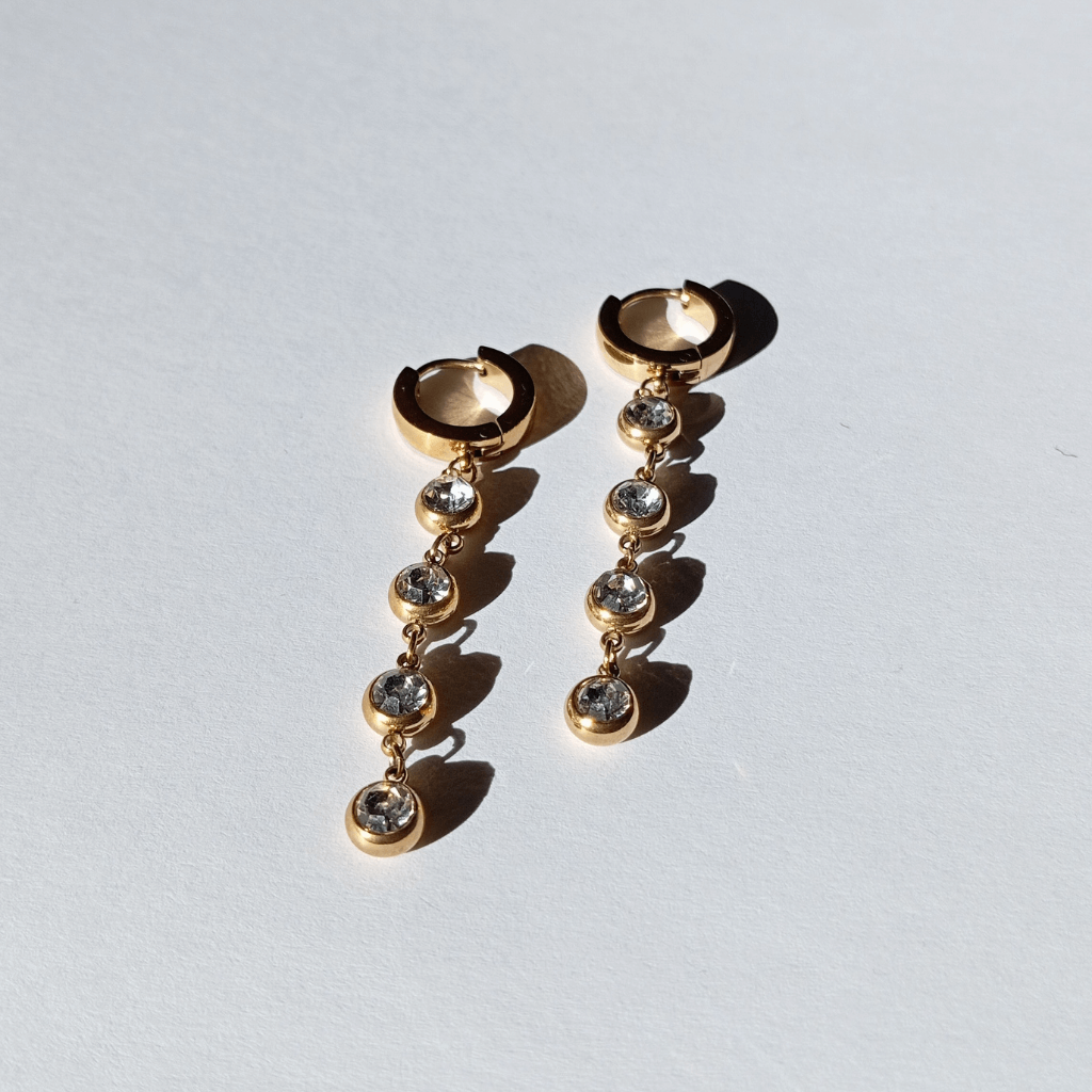 Pendientes De Trenzado De Lujo Para Mujer En Acero Inoxidable-3