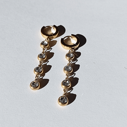 Pendientes De Trenzado De Lujo Para Mujer En Acero Inoxidable-2