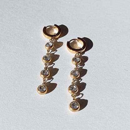 Pendientes De Trenzado De Lujo Para Mujer En Acero Inoxidable-1