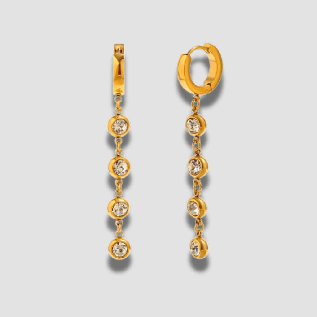 Pendientes De Trenzado De Lujo Para Mujer En Acero Inoxidable