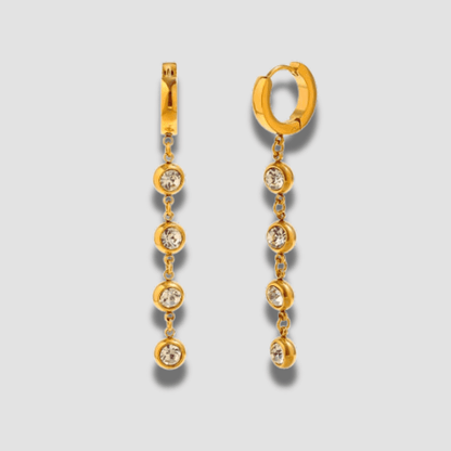 Pendientes De Trenzado De Lujo Para Mujer En Acero Inoxidable