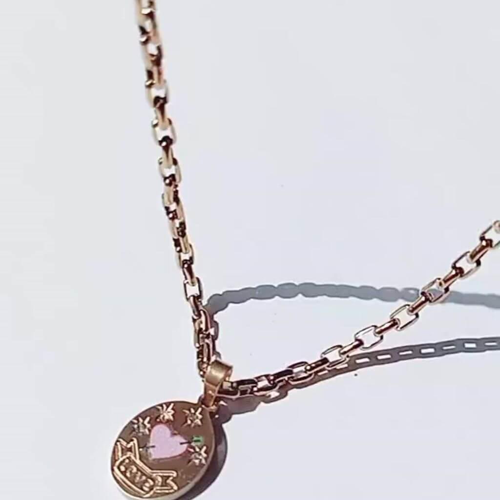 Collar Corazon Rose Gold - hhedderich