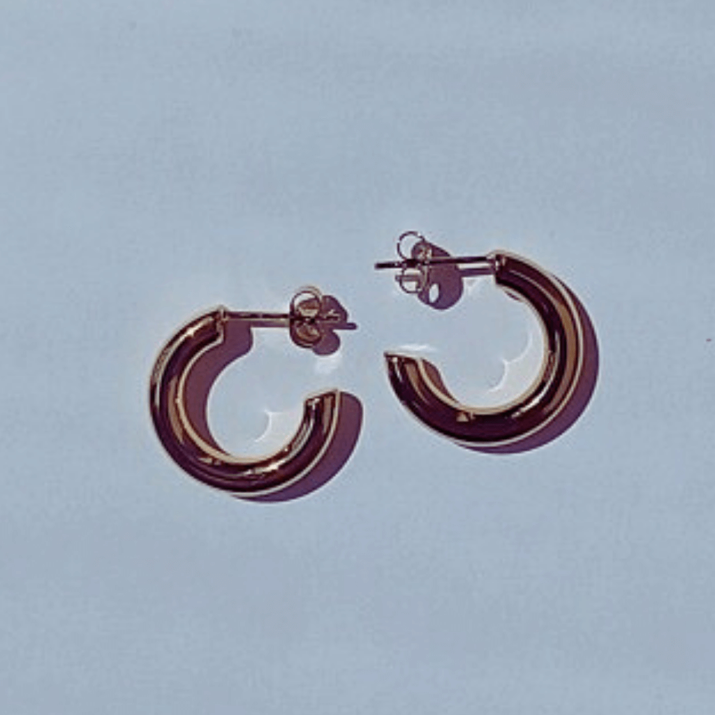 Imagen pendientes aro  23mm espesor 4mm fondo blanco